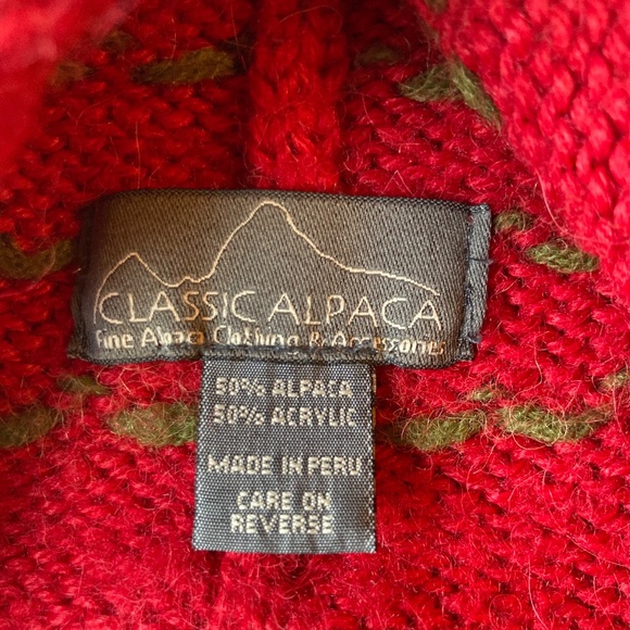 Alpaca Knitted Strawberry Hat - Picture 5 of 8